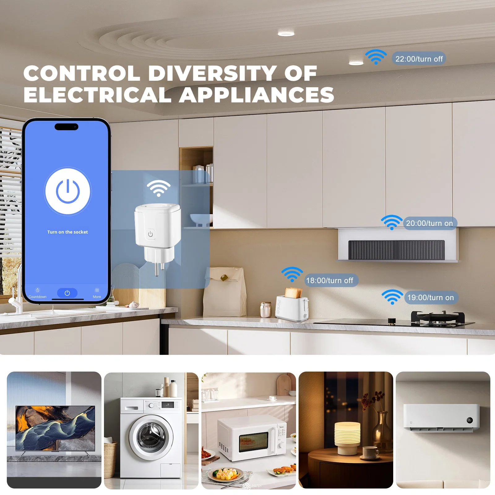 european standard smart socket wifi smart plug cozylife remote control 16a smart home security door protection timing settings european standard smart socket wifi smart plug cozylife remote control 16a smart home security door protection timing settings