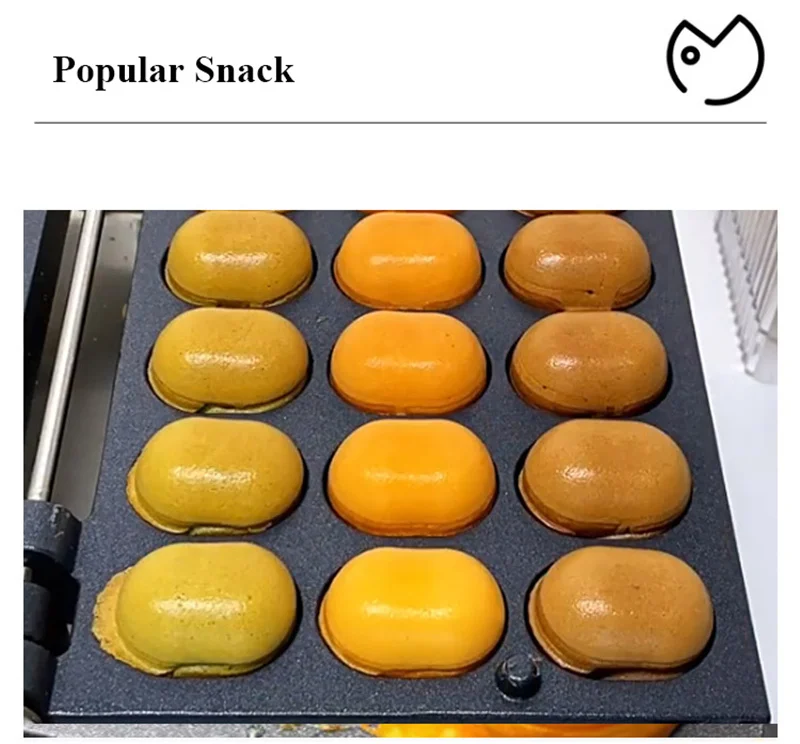 commercial baby castella sponge cake making machine 24 hole egg waffle maker baker stainless steel kitchen snack equipment commercial baby castella sponge cake making machine 24 hole egg waffle maker baker stainless steel kitchen snack equipment