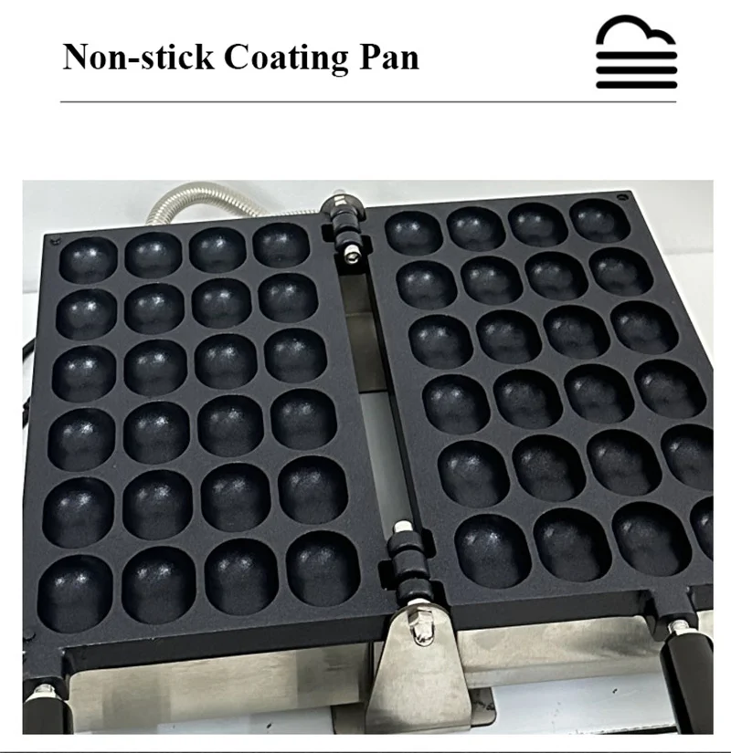 commercial baby castella sponge cake making machine 24 hole egg waffle maker baker stainless steel kitchen snack equipment commercial baby castella sponge cake making machine 24 hole egg waffle maker baker stainless steel kitchen snack equipment