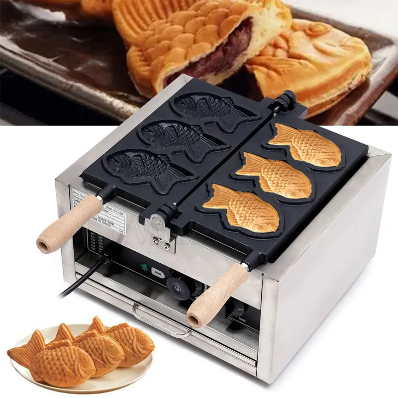 electric fishes shape big fish cone waffle maker commercial open mouth ice cream taiyaki machine muffin iron oven 110v/220v electric fishes shape big fish cone waffle maker commercial open mouth ice cream taiyaki machine muffin iron oven 110v/220v